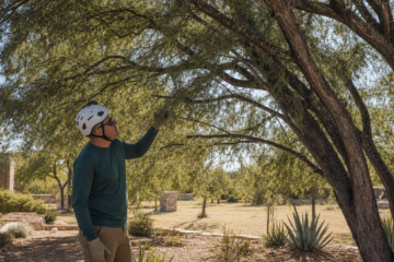 Mesquite Tree Pruning and Clearance for Abilene Yards — Abilene, Texas