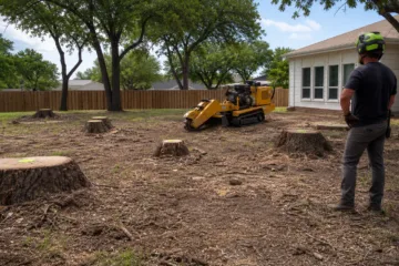 Multiple-Stump Grinding for Abilene Property Cleanups — Abilene, Texas